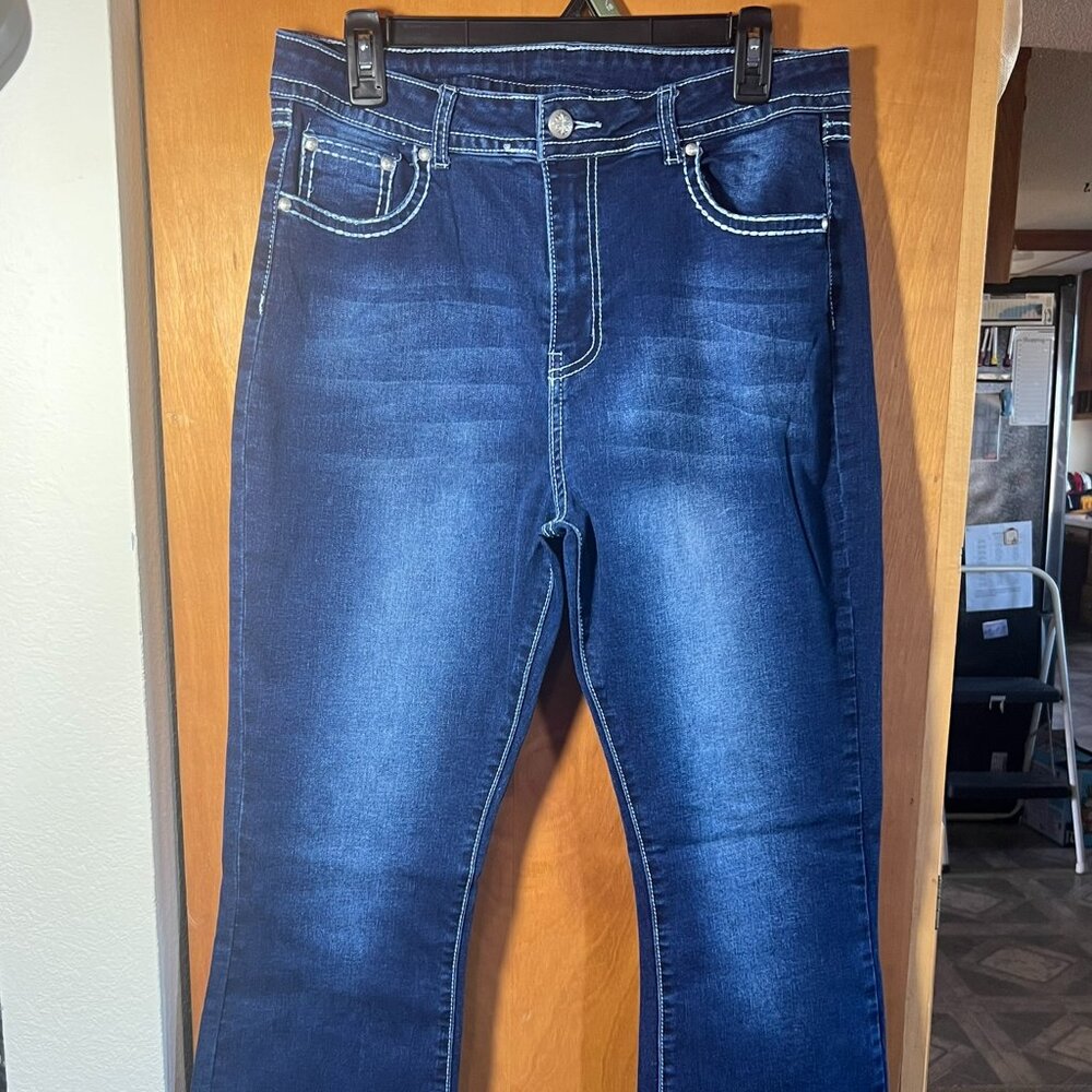 H & Y Fashion, size 17/18, Dark wash jeans